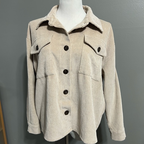 CI-Sono outerwear women’s size small corduroy‎ crop jacket - Picture 4 of 14